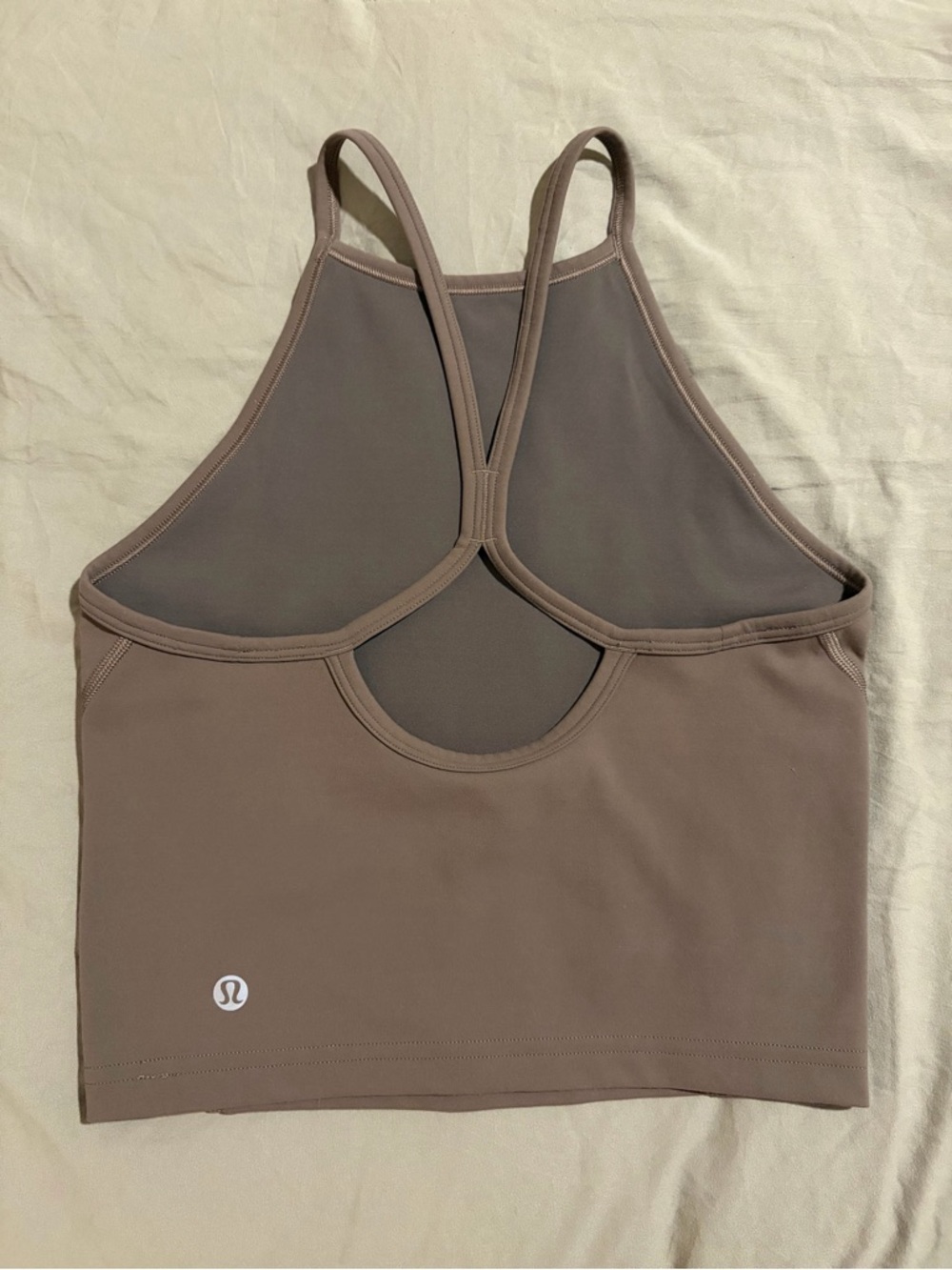Lululemon Align T racer top Olive crop shirt